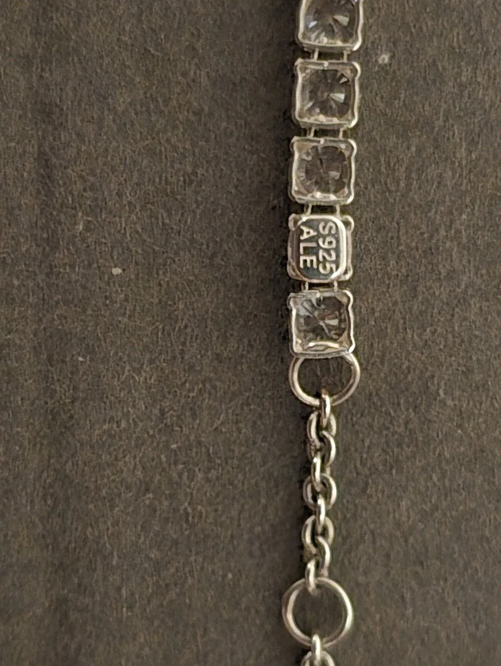 Pandora Sterling Silver Sparkling Tennis Bracelet